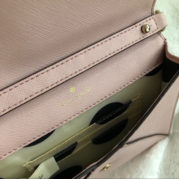 Kate Spade pink wallet on chain - Picture 3 of 5